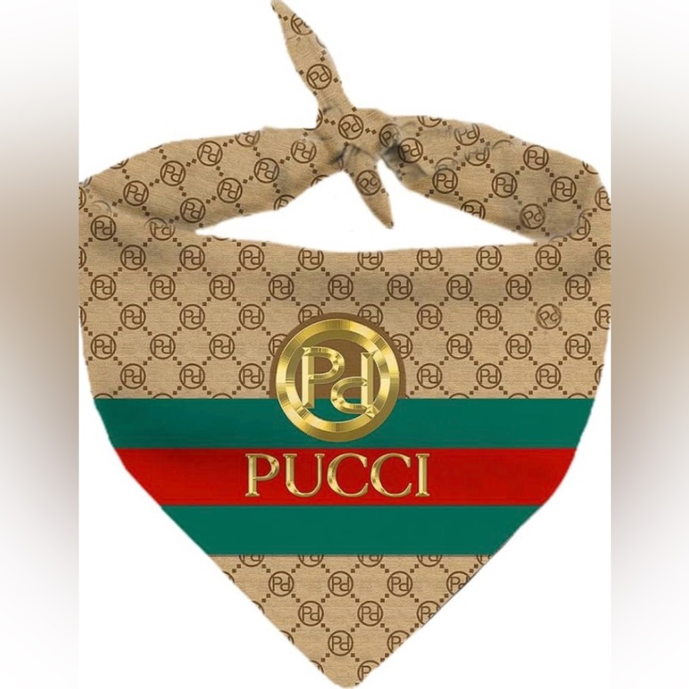 High Fashion Dog Bandana Scarf - Picture 1 of 3